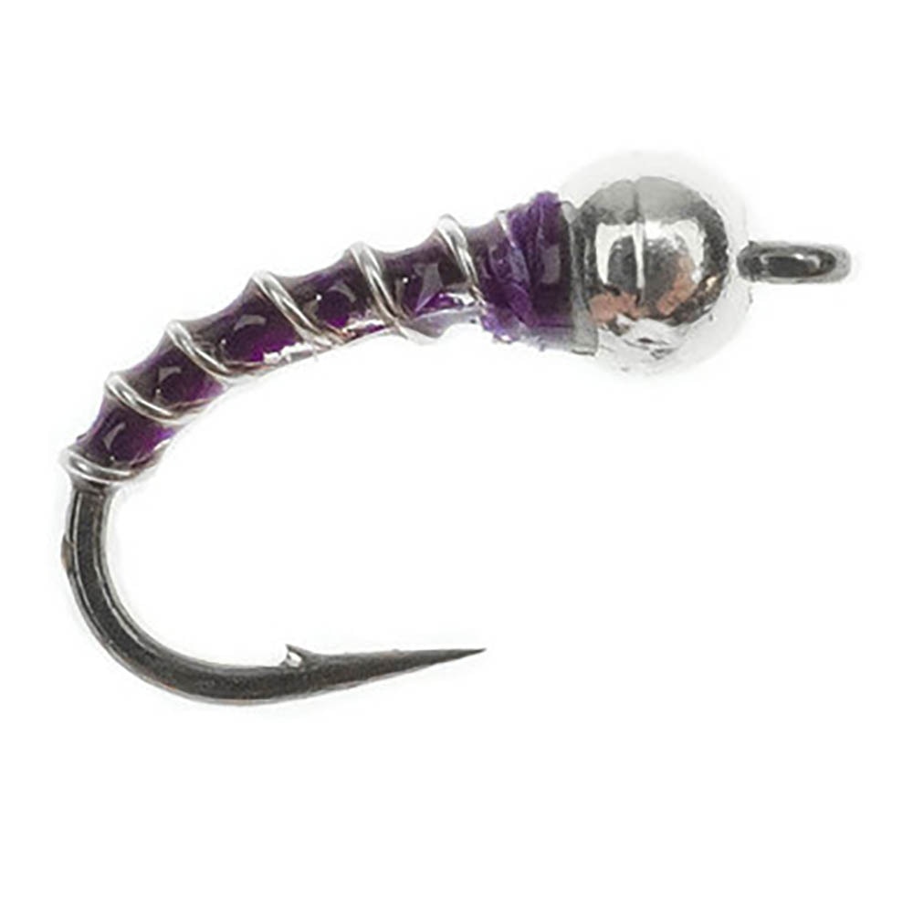 Umpqua Tungsten Zebra Midge Thin in Purple